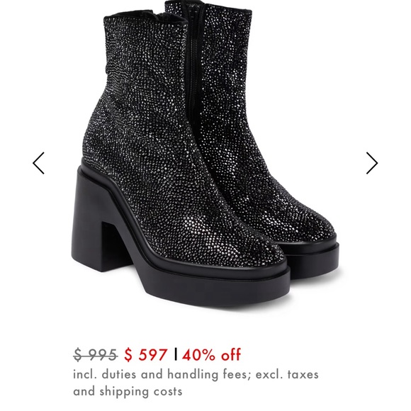 NWT Clergerie Paris Nava Crystal ankle boot - Picture 13 of 13